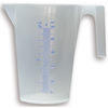Type J-PP 50 0,5 litre plastic oil measuring jug, graduated